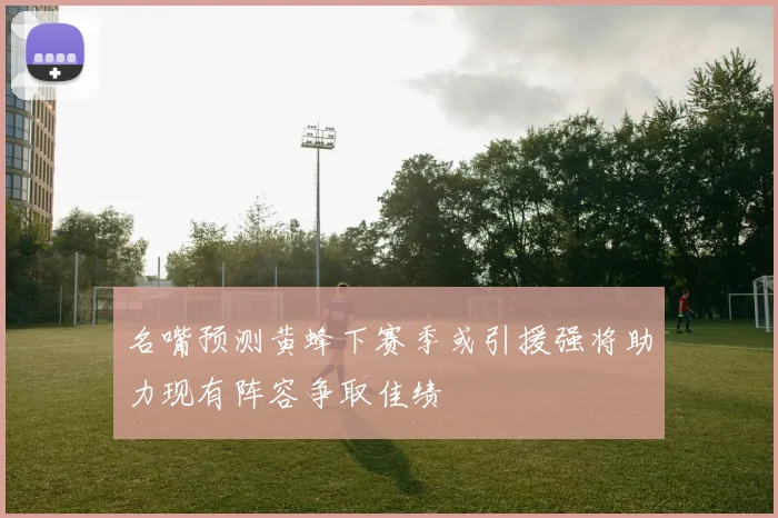 名嘴预测黄蜂下赛季或引援强将助力现有阵容争取佳绩