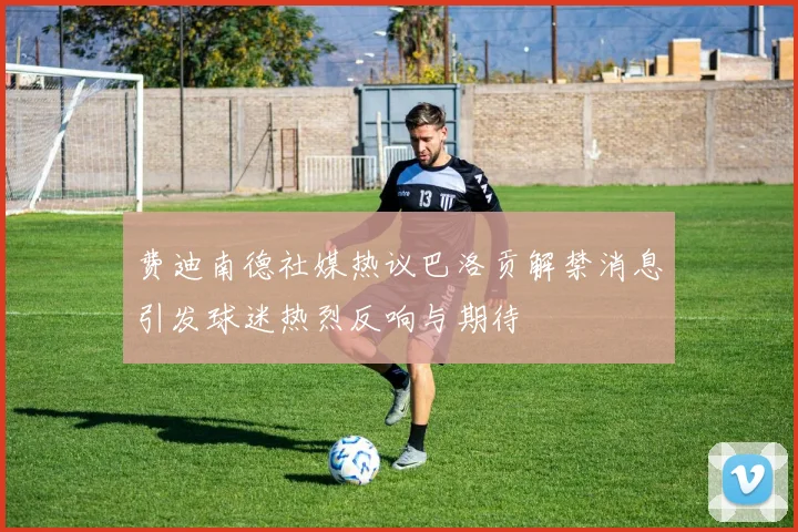 费迪南德社媒热议巴洛贡解禁消息引发球迷热烈反响与期待